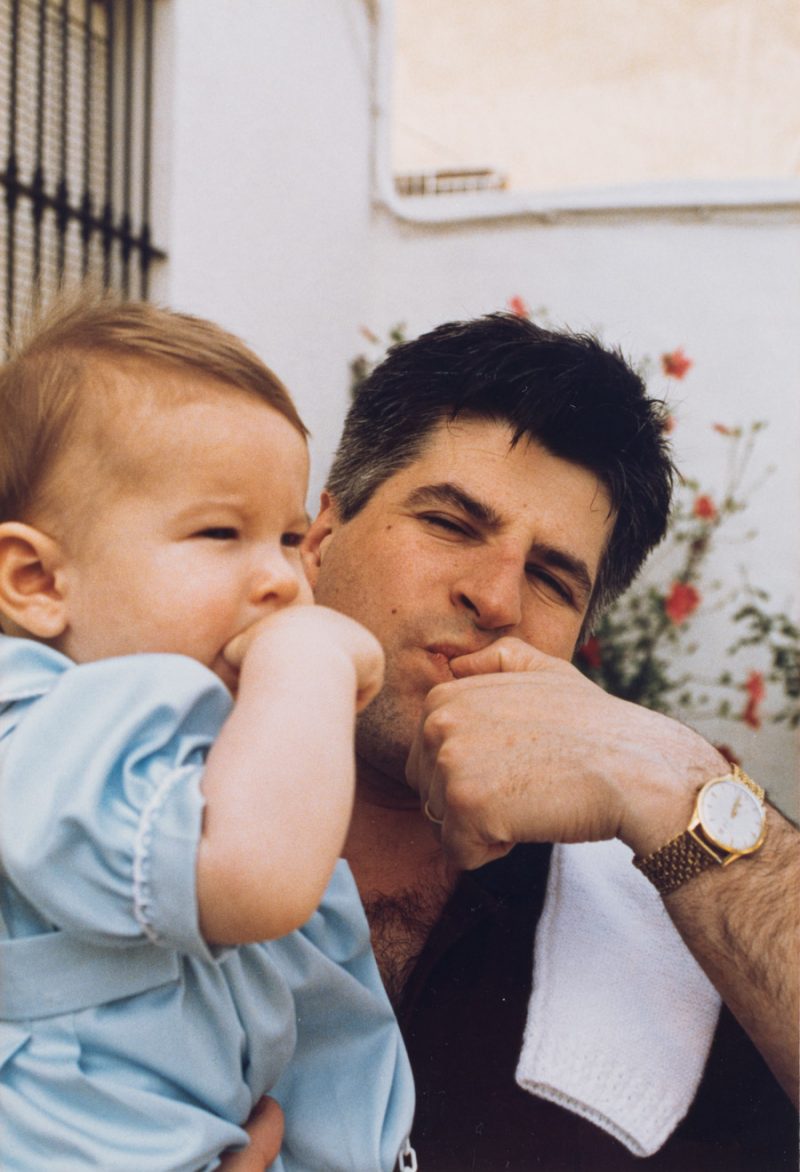 Gregorio Ordóñez y su hijo Javier